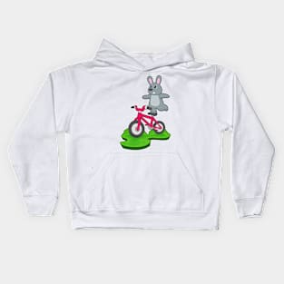 Rabbit Bicycle Kids Hoodie